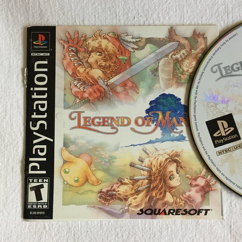 Legend of Mana PS1 Sony PlayStation Authentic Squaresoft RPG - No Case